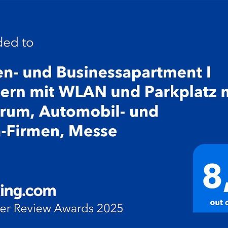 Ferien- Und Businessapartment I Modern Mit Wlan Und Parkplatz Nahe Zentrum, Automobil- Und Tech-Firmen, Messe Renningen Exteriör bild